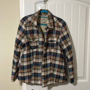 Fleece lined flannel by field and stream